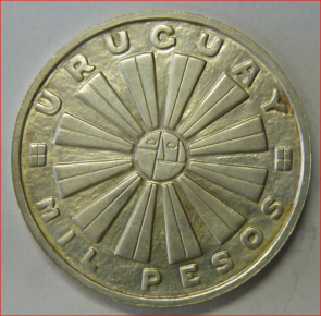 Uruguay 1 peso 1969 KM55